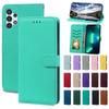 Кожаный чехол-книжка-кошелек для Samsung Galaxy A73 A53 A33 A23 A13 A03S A03 Core, мягкая задняя крышка с держателем для карт