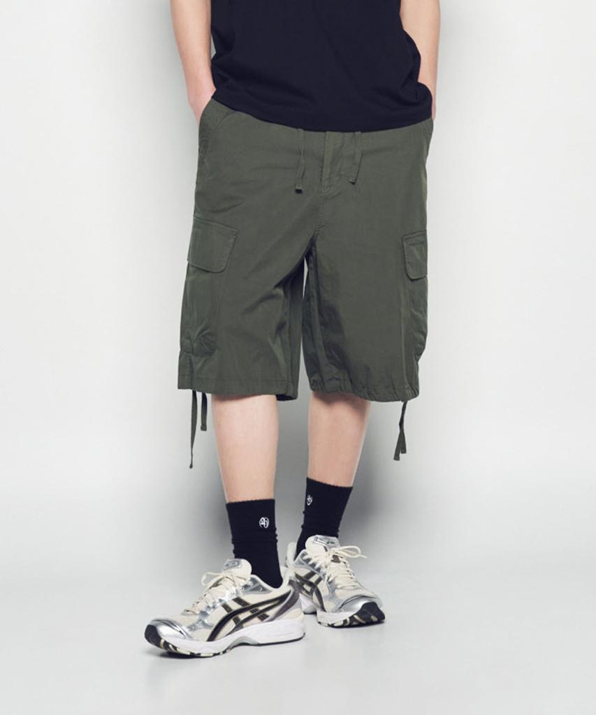 ACME DE LA VIE Hem Line String Cargo Short Pants (3Color)