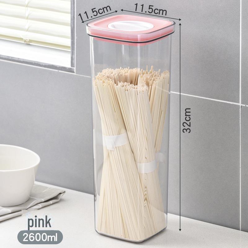 Прозрачная пластиковая банка для хранения пищевых продуктов — герметичная, для закусок и зерновых