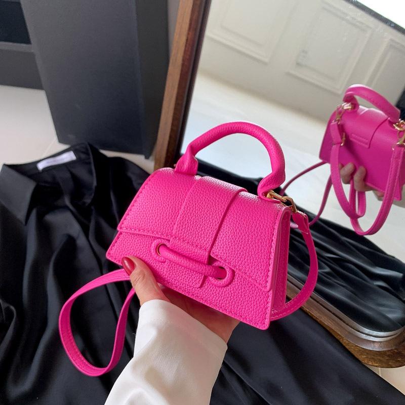 Street Style Trendy Pu Handbag Chic And Compact Crossbody Bag For Daily Use