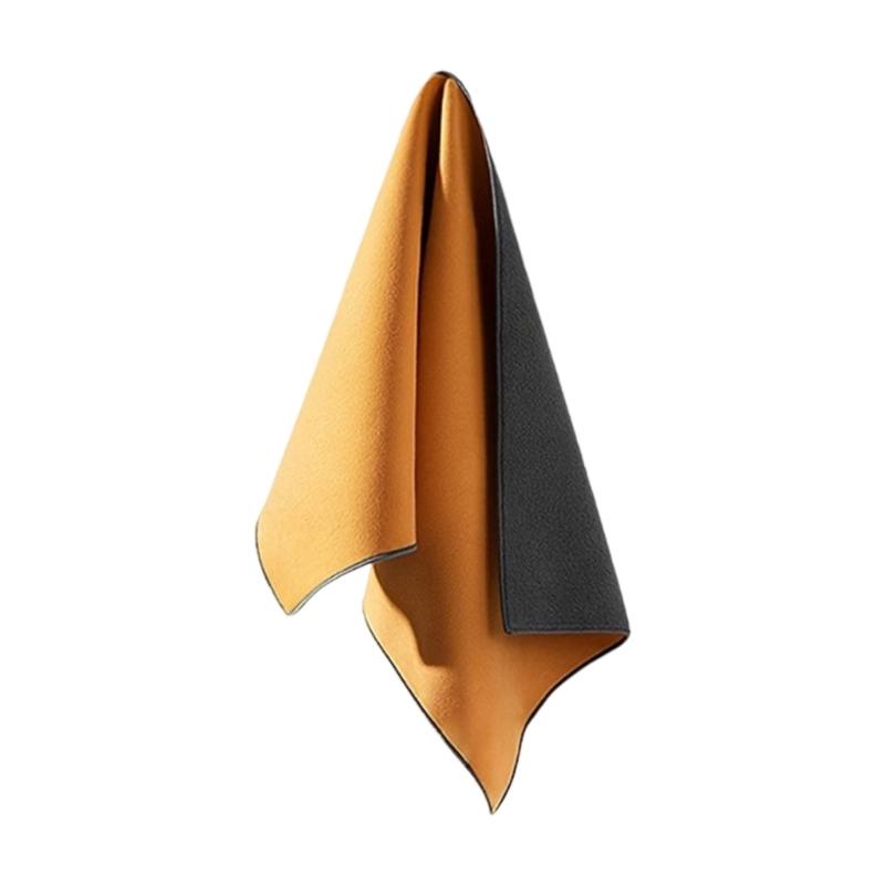 Multipurpose Suedes Car Wash Towel Thick Design High Capacity Water Absorption Quick Drying Cloth for Home