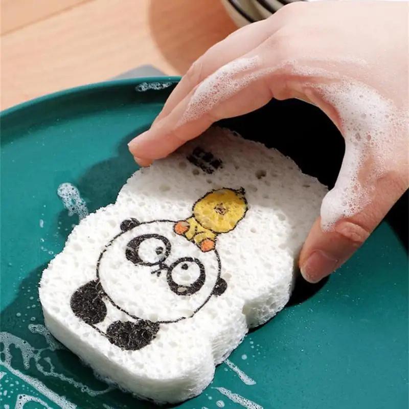 Посудомоечная Немасляная Кухонная Губка Абсорбирующая Большая Салфетка Волшебная Щетка для Кастрюль Инструмент для Уборки Кухни