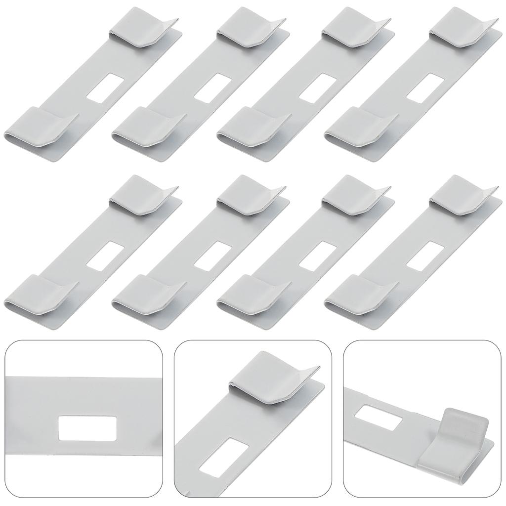 Vertical Blind Repair Tabs Metal Clip for Venetian Blinds Fixer White See Shutters