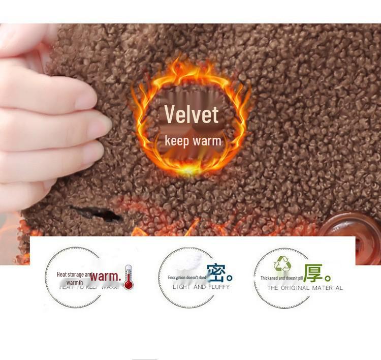 Двусторонняя куртка из ПУ кожи с меховой подкладкой и карманами - Женская модная повседневная верхняя одежда