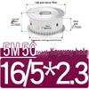 Двусторонний плоский шкив ГРМ: 5M50 Зубьев, Варианты ширины 11/16/21/27AF, Диаметр отверстия 8-30.