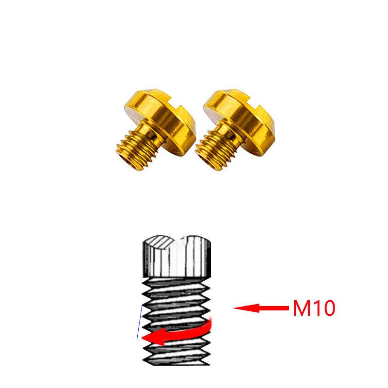 2 шт. M8/M10 мотоциклетное зеркало заднего вида, заглушки, винты, детали из алюминиевого сплава, модификация