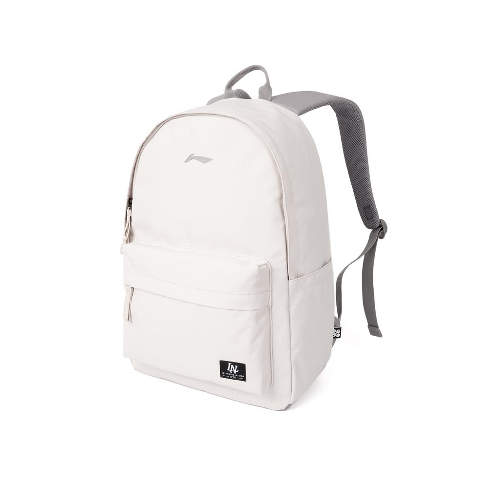 New LiNing Water Repellent Polyester Backpack Regular Unisex Light Khaki ABSU637-2