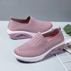 Women Walking Shoes Air Cushion Non Slip Orthopedic Shoes Ladies Platform Mules Breathable Wedge Female Sneakers