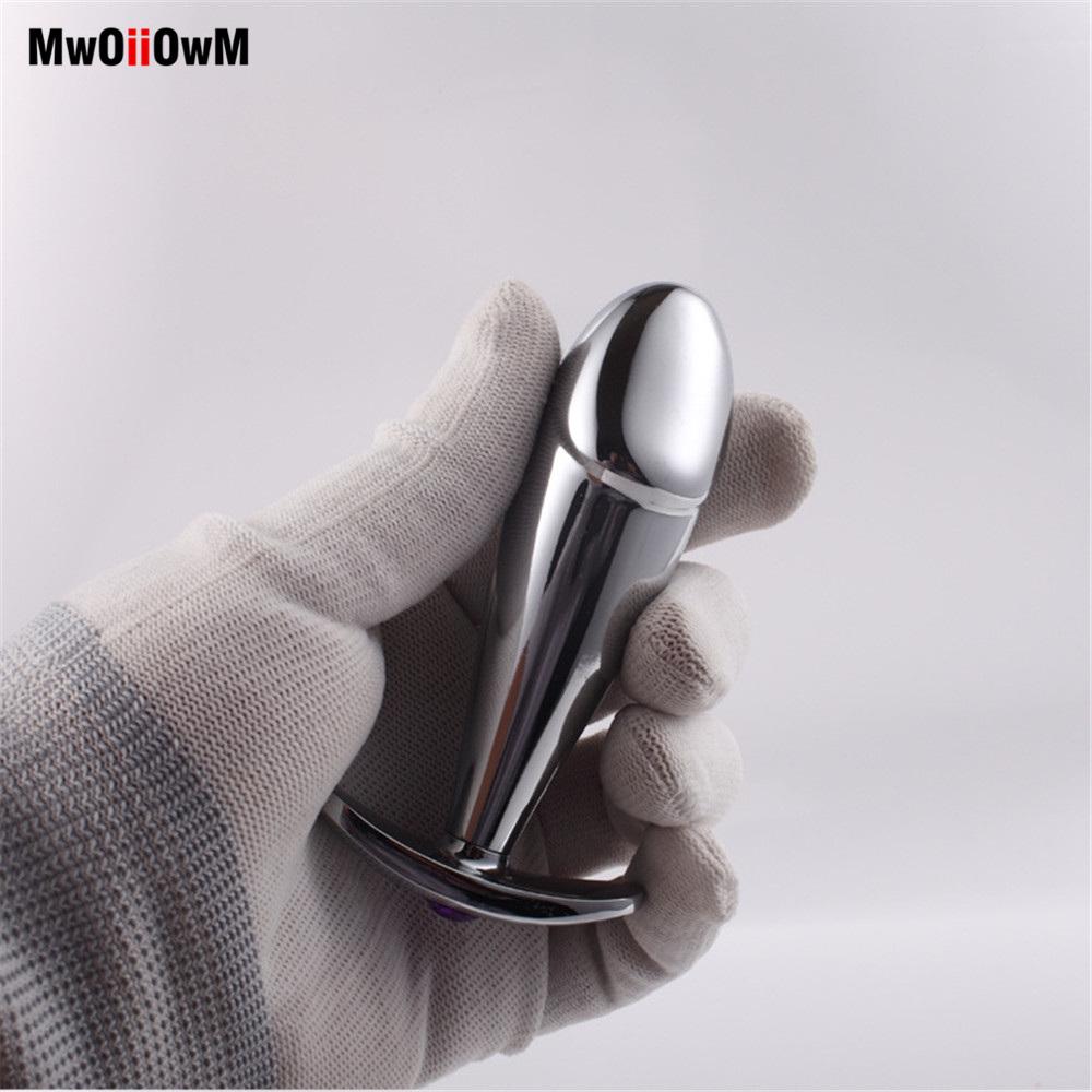 MwOiiOwM Metal Anal Butt Plug Anal Massage Dilator Prostate Massage Outdoor Wear Sex Toys For Women Female