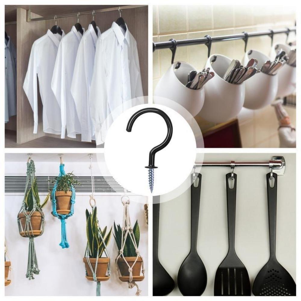 300 шт. мини-крючки S-образные металлические гирлянды подвесной держатель потолочный шкаф настенное крепление стойка для дома многоцелевое хранение инструменты