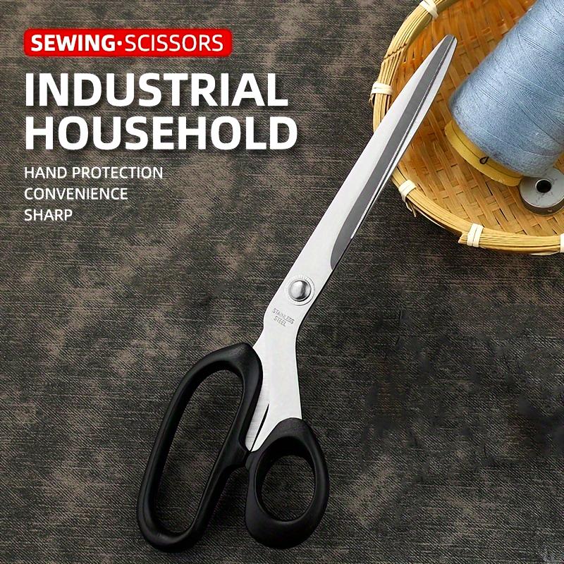 Professional Stainless Steel Tailor's Scissors - Precision Fabric & Needlework Shears for Sewing and Crafting