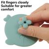 Silicone Massage Shampoo Brush Baby Bath Cradle Caps Brush Comb Scrubber Brush Universal for Newborns Baby Essential