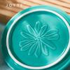 JOYYE Hand-Painted Ceramic Cup with Lid - April Azalea