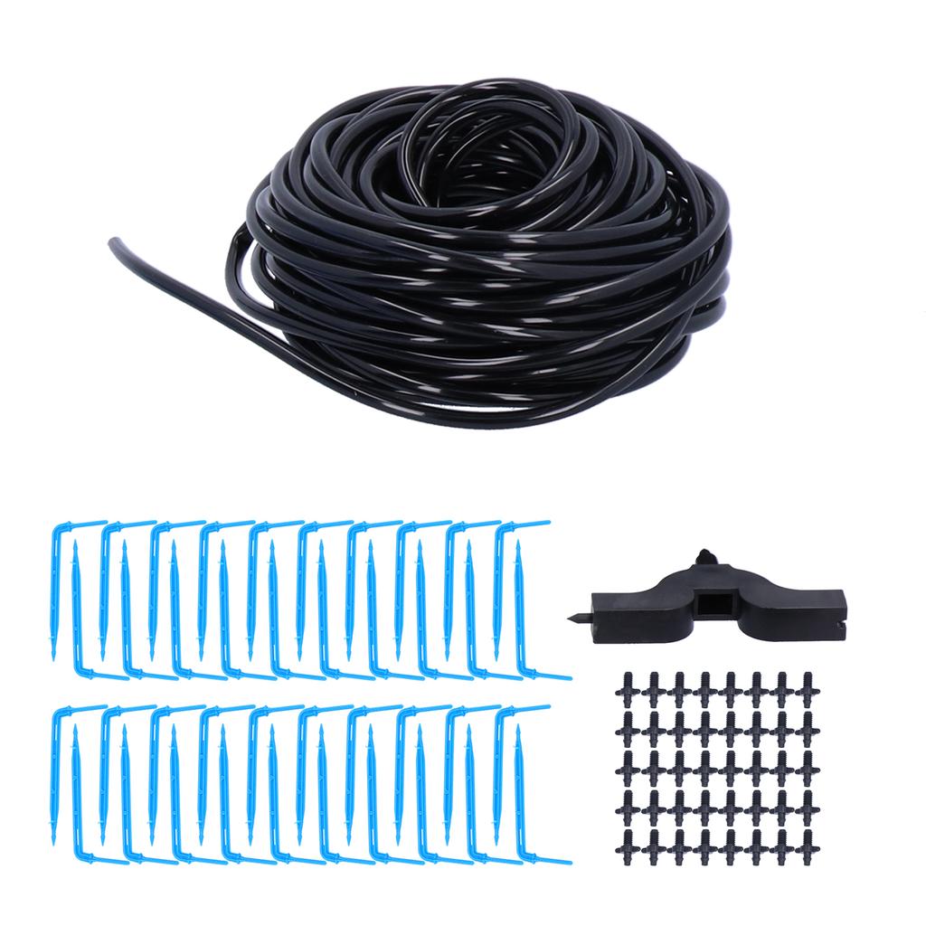 Комплект для капельного орошения, набор шлангов для полива капельниц, 15 м, садовая теплица, аксессуар для рассады