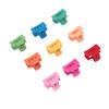 100pcs Small Hair Claw Clips Rectangle Matte Cute Colorful Non Slip for Women Girls Medium Thick