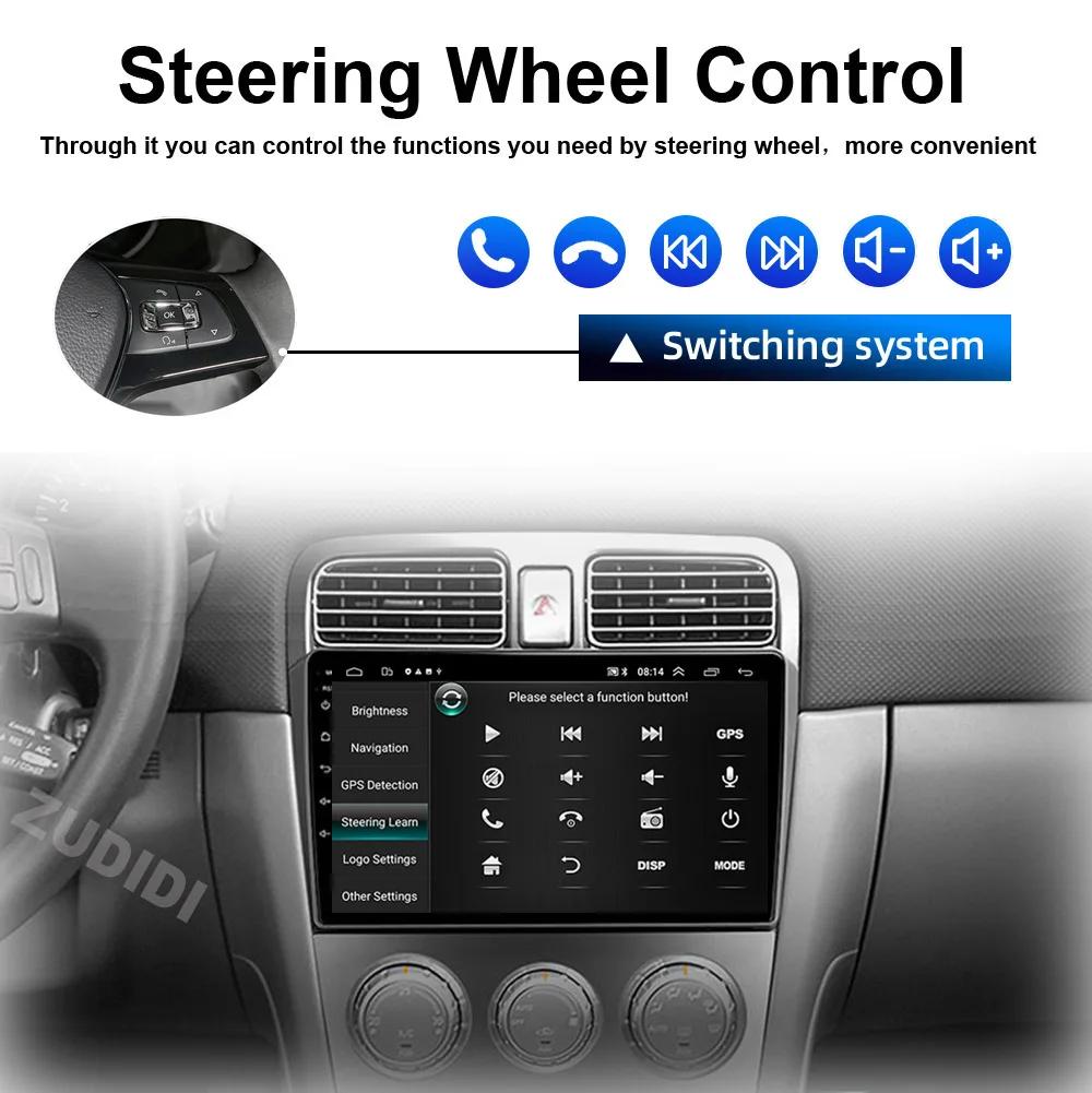 2din автомобильное радио для Subaru Forester SG 2004-2008 Android 13 стерео мультимедийный плеер радио Autostereo Carplay DSP GPS без DVD