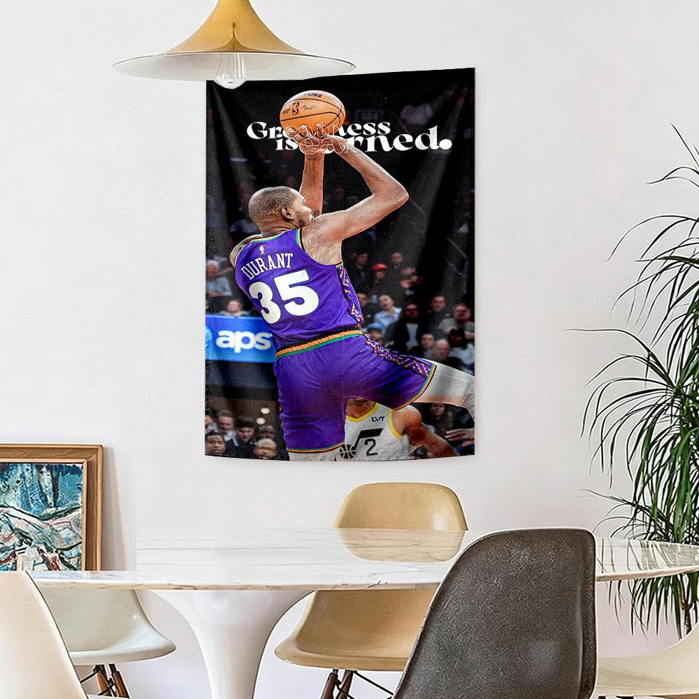 Kevin Durant Wall Decor Tapestry Art For Pet Memorial Birthdaywedding Party Backdrop Family Gift
