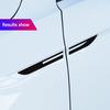 AABKW1 2Pcs Epoxy Sticker Car Fender Side Wing Emblem Badge Sticker For Porsche Panamera Macan Boxster Cayman Cayenne 911 718 Accessory
