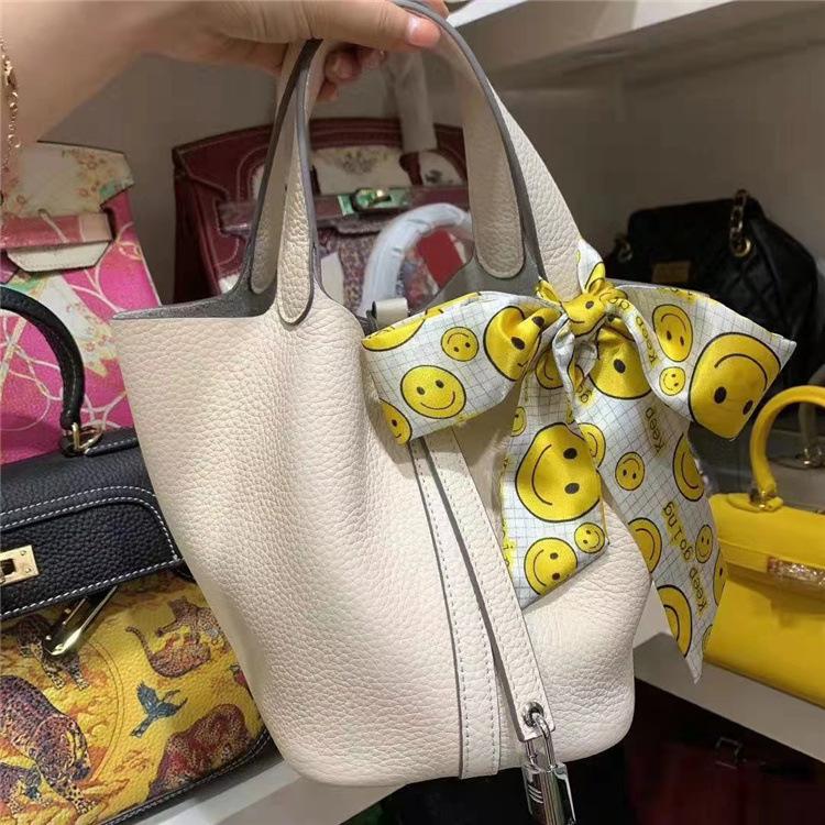 Модная сумка-корзина, женская сумка, сумка-ведро, новая повседневная сумка-ведро из коровьей кожи с верхним слоем