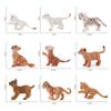 Action Lion Tiger Figure Cartoon Model Toy Decoration Children Ornament Gifts