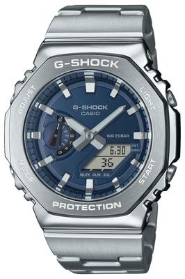] Часы G-Shock [Оригинал Япония] Металлический безель и ремешок Модель GM-2110D-2BJF Мужские Серебристый