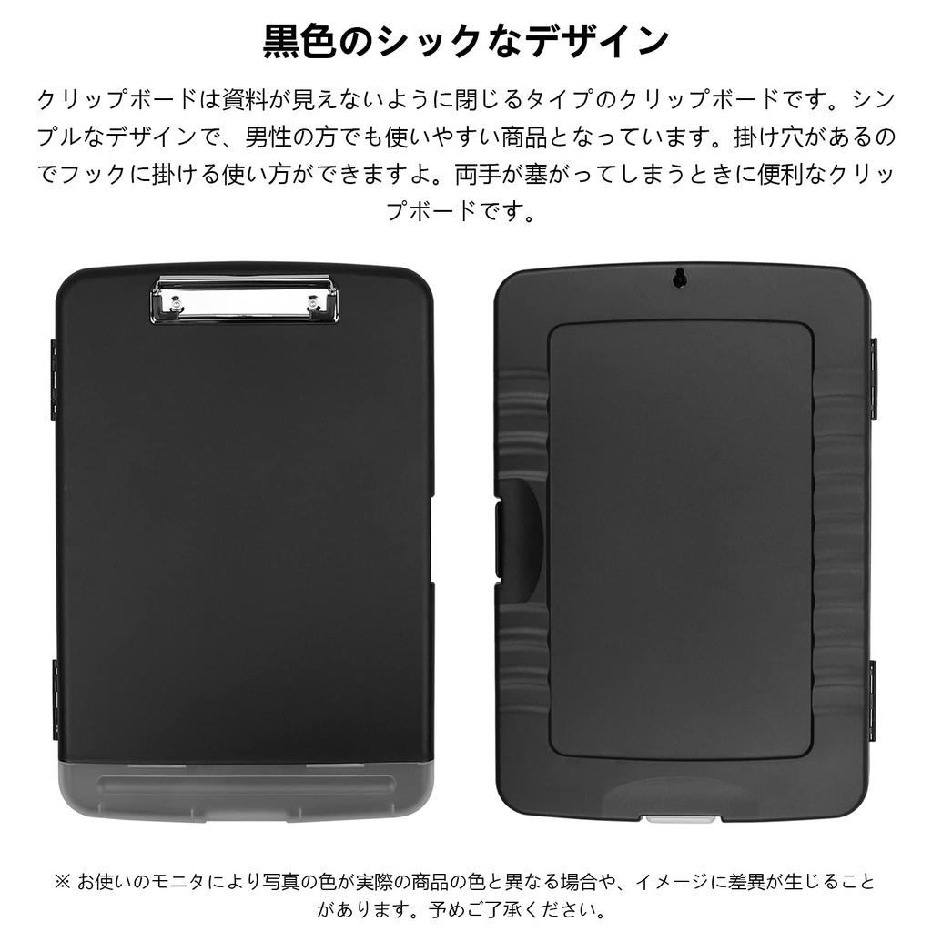 SFLHHDM Clipboard A4 Clip File A4 Binder A4 Multifunctional File Board Writing Pad Bifold Document Case Memo Pad Folder File Plastic Case with Pen