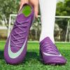 Super Star Fashion Purple Men's Football Sports Shoes Unisex Professional Original Cleats Men Quality Futsal Training Shoes Men