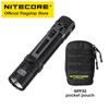 NITECORE EDC31 Compact Tactical Flashlight USB-C Rechargeable EDC Search Torch Light 3500 Lumens, 3800mAh 18650 Li-ion Battery