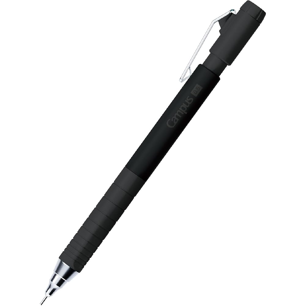 Механический карандаш Kokuyo Campus с шестигранным грипом, 0,5 мм, черный, PS-P405-L3-D