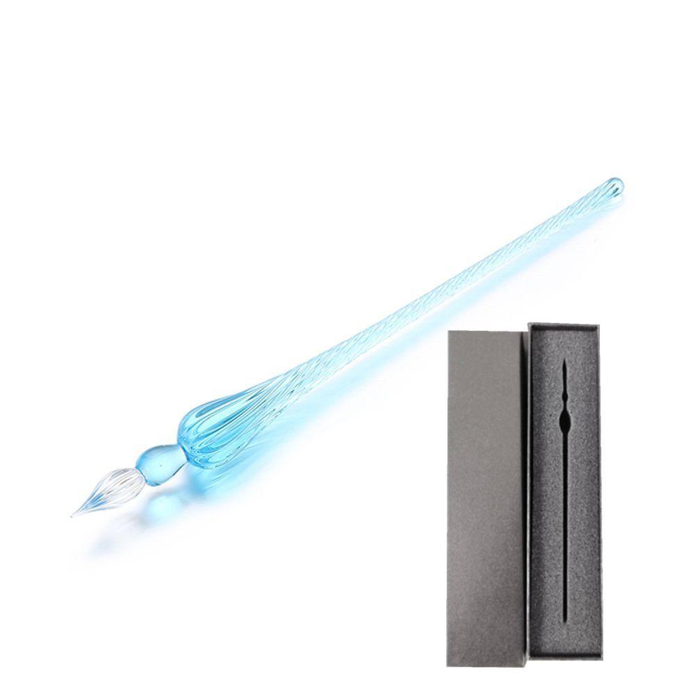 Канцелярские товары Винтажные Подписные Чернила для Заправки Ручной работы Перьевые ручки Хрустальное Перо для Макания Стеклянное Перо для Макания