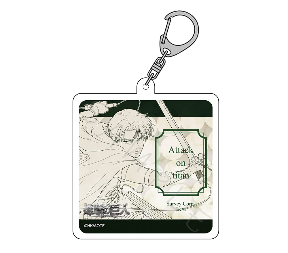 Attack On Titan The Final Season Acrylic Keychain F Line [Levi Drawing]