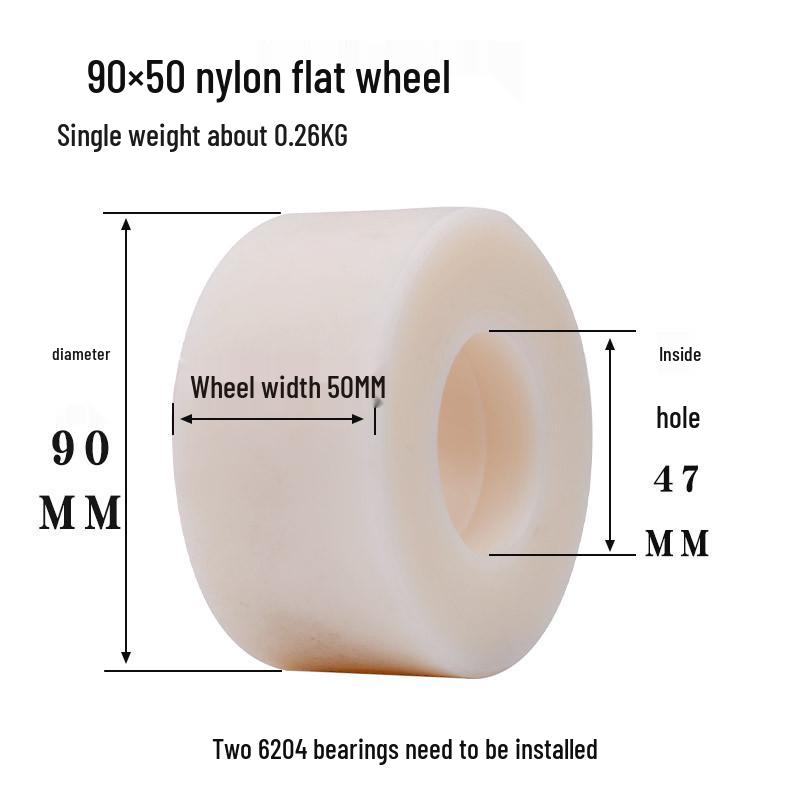 Hydraulic Pallet Truck Nylon Wheels & Iron Core PU Forklift Accessories