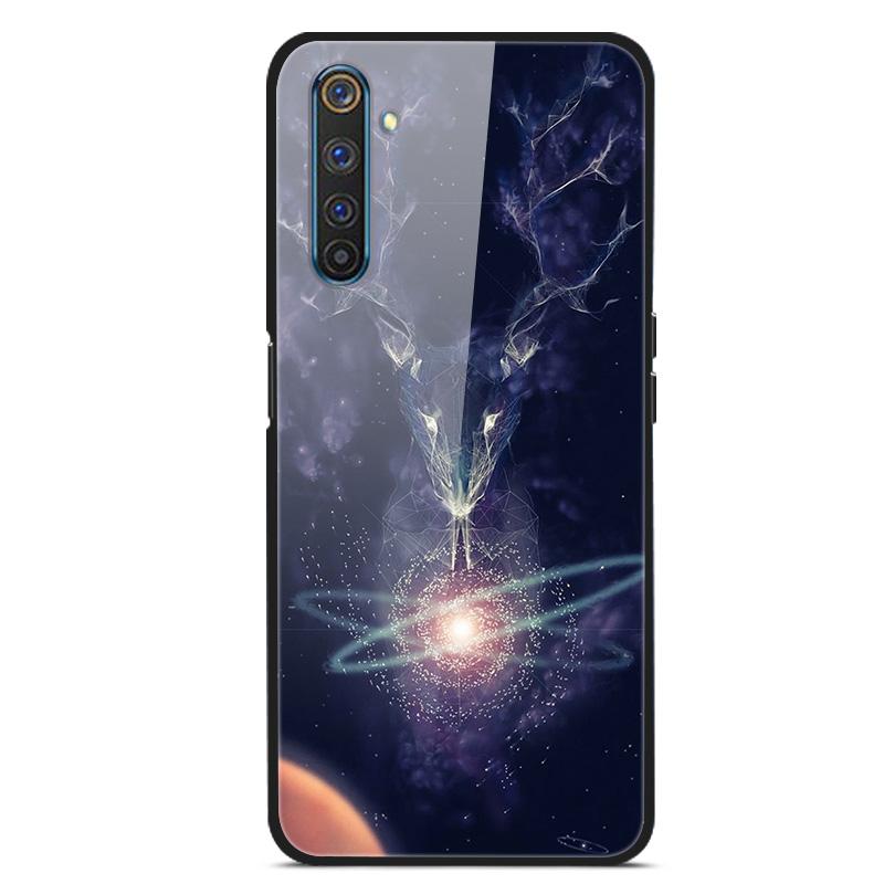 Для OPPO Realme XT Закаленное Стекло Чехол Мягкий Бампер Жесткий Funda Для OPPO Realme 6 Pro Realme X2 XT Чехол для Телефона Realme6 Задняя Крышка