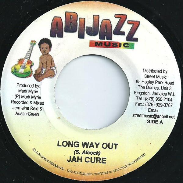 7-дюймовая пластинка JAH CURE Long Way Out NONE Abijazz Music 2005 Ямайка Регги Ска Даб Б/у