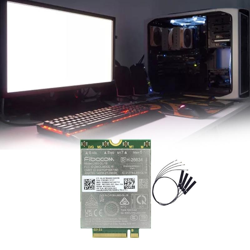 Адаптер беспроводной сетевой карты L860-GL-16 LTECAT16 4G Модуль для HP Elitebook 865 845 840 835