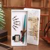 Vintage Student Pen Gift Box Metal Nib Pen, Calligraphy Pen Training Class Gift Pen Set