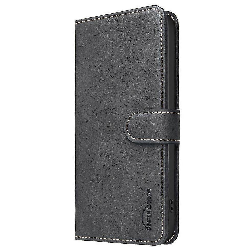 Flip Case for Realme 16 Pro Plus RFID Blocking Business Solid Color Wallet Cover Card Holder Kickstand Shockproof