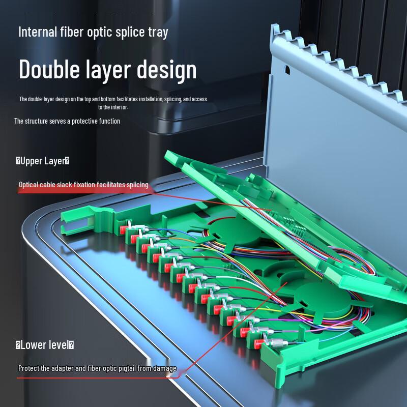 HAILE 19-inch Rack Mount Single Mode ODF Fiber Optic Distribution Frame
