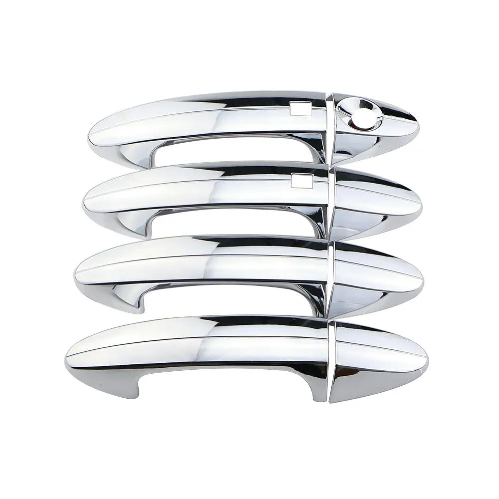 Для Ford Fiesta 2009 - 2013 Ecosport 2013-2017 Накладки на ручки дверей Наклейки Декоративная накладка Аксессуары для стайлинга автомобиля