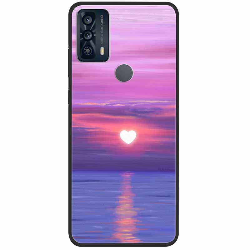 Чехол For TCL 20B Case 6159K Силиконовый Мягкий Модный TPU Чехол для Телефона для TCL 20B Case для TCL 20B 20 B Бампер Защитный TPU Оболочка