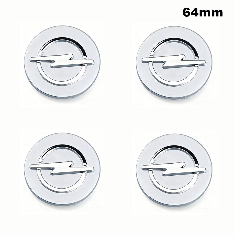 58мм 64мм Колпачки ступицы колеса автомобиля Накладки на диски Наклейки с эмблемой Для Opel Astra j g Insignia Corsa d Vectra c Zafira a Авто Гаджеты