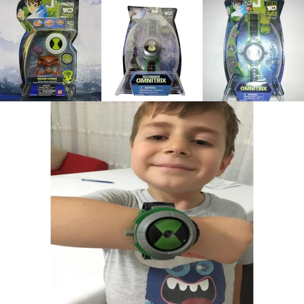 Ben10 Проекционные часы Омнитрикс Высококачественная детская игрушка с регулируемым ремешком и функцией вращения