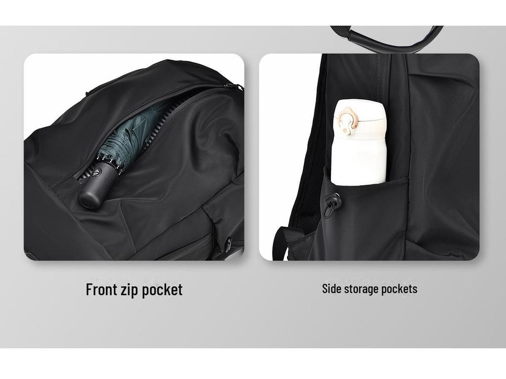 Мужской повседневный рюкзак в корейском стиле: Модный, легкий и простой для студентов и поездок на работу.