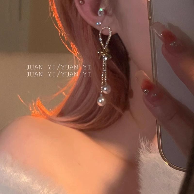 Вайб острой девчонки: 2025 Милые и Крутые Нишевые Серьги-кисточки - Шикарный и Стройнящий Длинный Дизайн