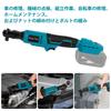 Artisan Tool [Japanese Brand] Power Tool Ratchet Wrench, 40 N?m Torque, 3/8" (9.5mm) Drive Socket, Maximum Tightening Torque: 40 N?m, Cordless, Brushl