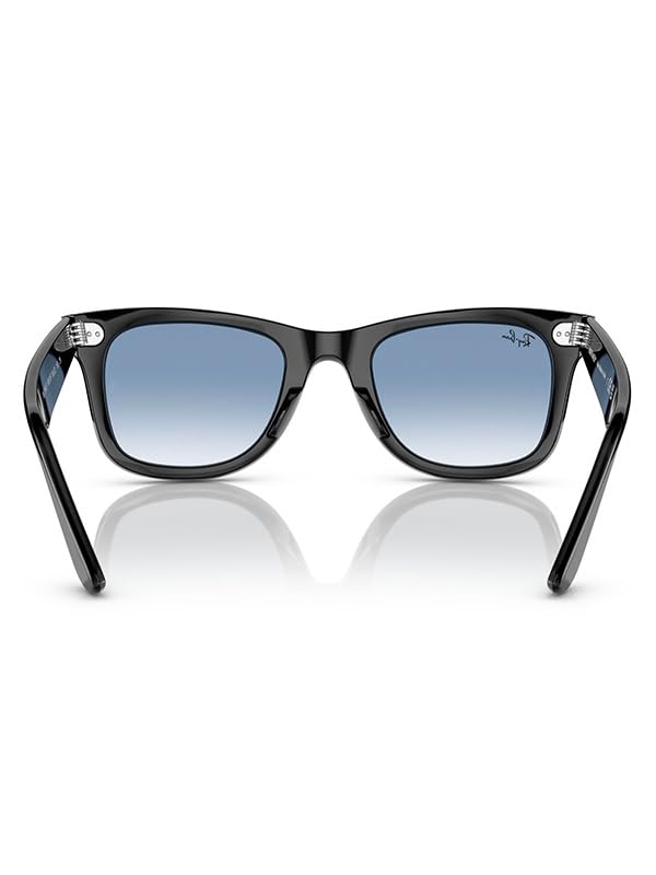 model worn by Takuya WAYFARER RB2140F 52 Frame Lens Clear Gradient Made in Italy [Ray-Ban] Sunglasses, Kimura, 901/3F size, color Black, color Blue,