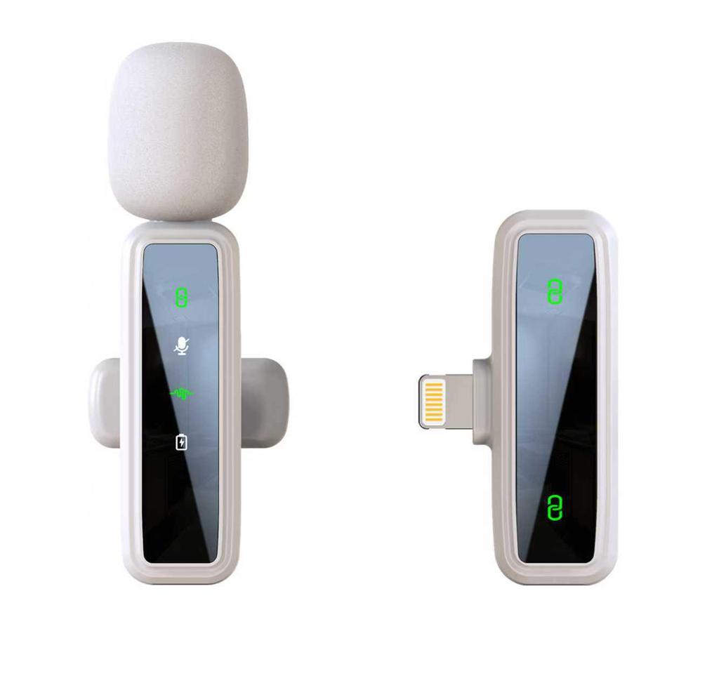 J86 Dual Wireless Lapel Microphone - Noise Reduction for Live Broadcasts