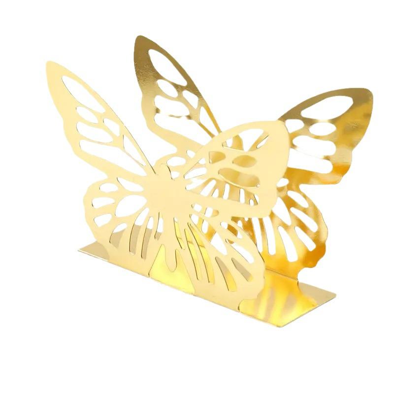 Butterfly Design Metal Napkin Holder for Kitchen Countertop & Dining Table Decoration