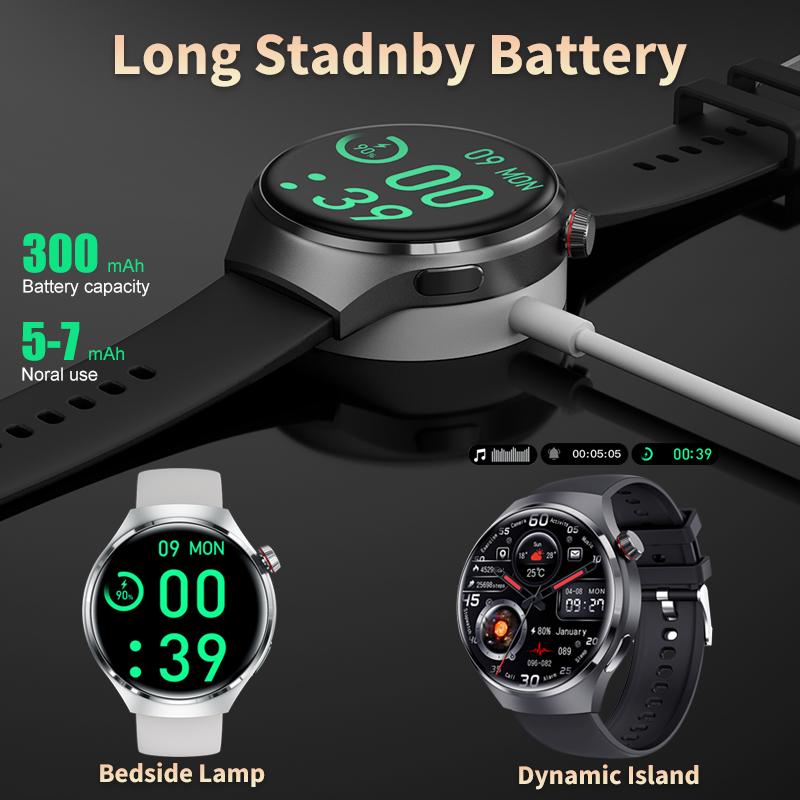 SCOSDING 2023 Новые NFC Смарт-часы Мужские спортивные часы с голосовым вызовом GT4 Pro Компас GPS-трекер Водонепроницаемые умные часы для Huawei Xiaomi iOS