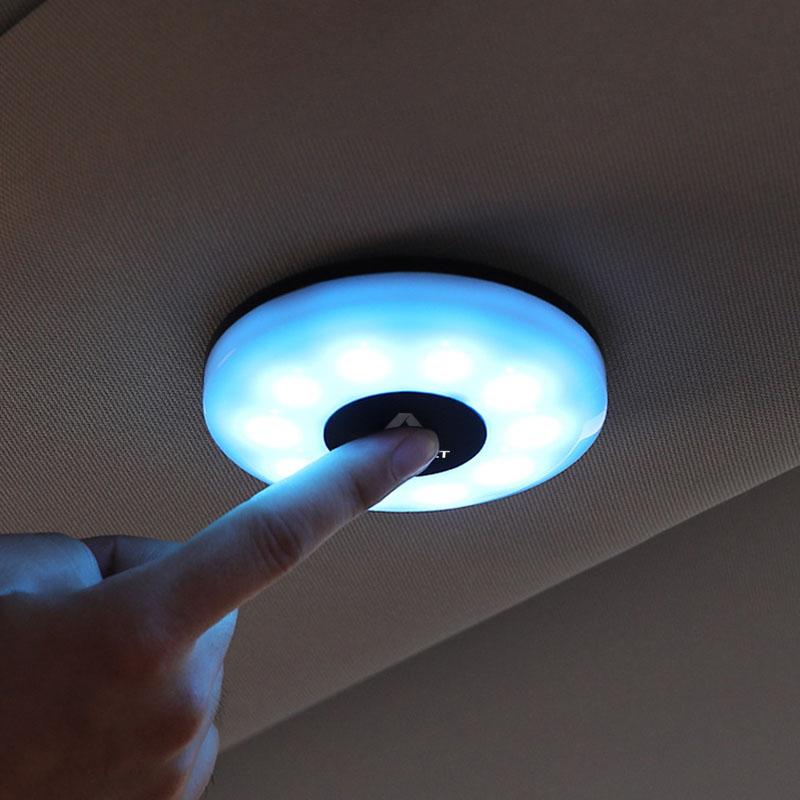 Магнитное основание Потолочный Автомобильный Светодиодный Сенсорный Светильник Освещение салона автомобиля Лампа для чтения для Renault Dacia DUSTER Megane 2 3 Clio 4 Captur Kadjar Fluence